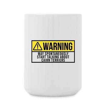 Cairn terrier - Grande tasse 440 ml - blanc - Devant