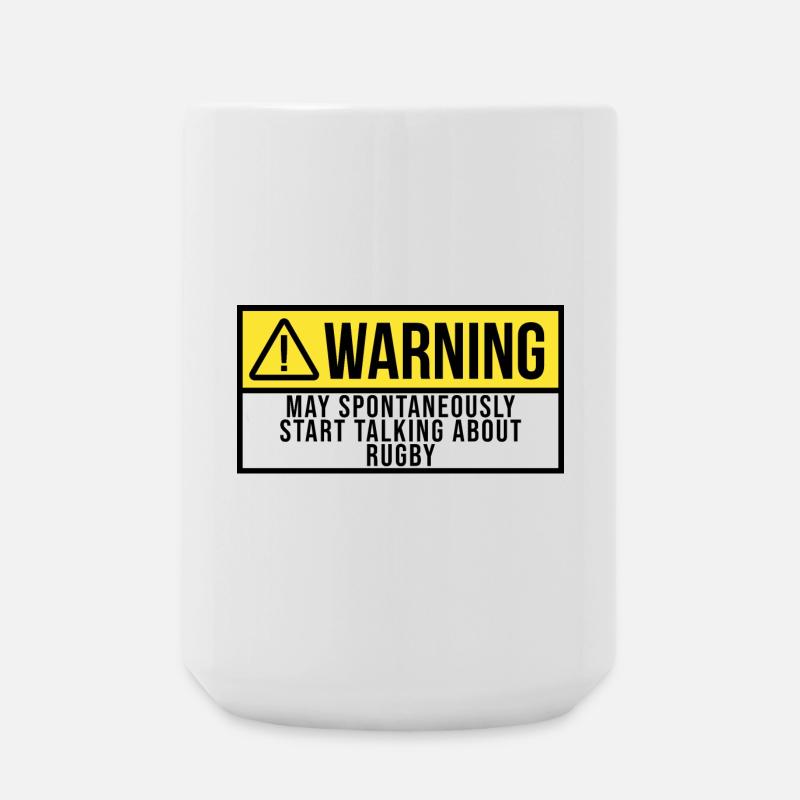 Rugby - Große Tasse 440 ml - Weiß