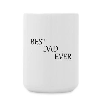 Vatertag 2026 Geschenk  Papa Vater best dad ever - Große Tasse 440 ml - Weiß - Vorne