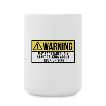 Truck Driver Truck Driver Truck Driver - Large Mug 440 ml - white - Front
