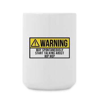 Hip hop - Grande tasse 440 ml - blanc - Devant