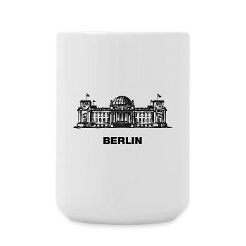 Berlin - Reichstag - Große Tasse 440 ml - Weiß - Vorne
