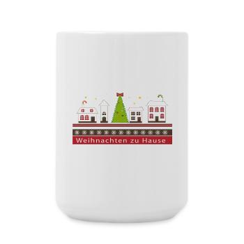 Christmas Christmas Tree Family - Large Mug 440 ml - white - Front