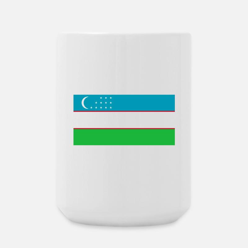 Usbekistan - Große Tasse 440 ml - Weiß