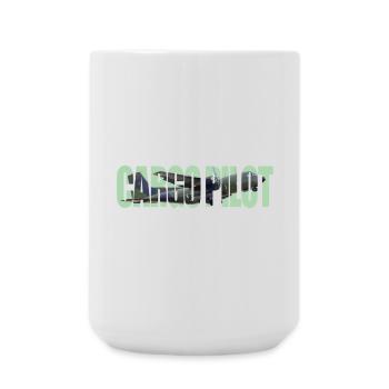 Cargo pilot C-160 - Große Tasse 440 ml - Weiß - Vorne