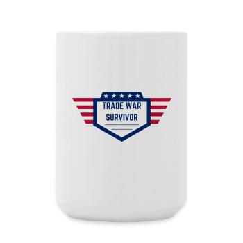 Trade War Survivor - Édition américaine - Grande tasse 440 ml - blanc - Devant
