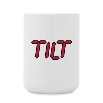 Tilt | durch drehen | durchgeknallt - Large Mug 440 ml - white - Front
