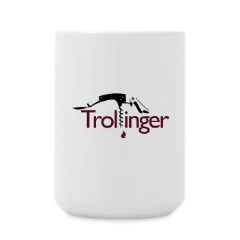Trollinger - Große Tasse 440 ml - Weiß - Vorne