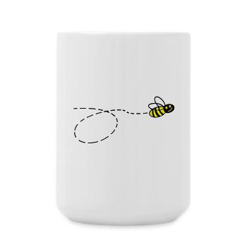 Flotte Biene 2 - Große Tasse 440 ml - Weiß - Vorne