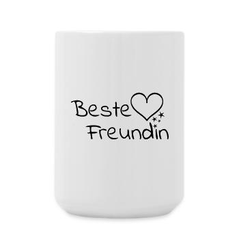 Best friend - Large Mug 440 ml - white - Front