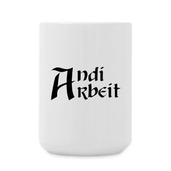 Andi work - Large Mug 440 ml - white - Front
