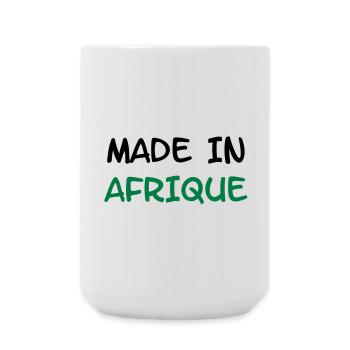 Made in AFRIQUE ! - Grande tasse 440 ml - blanc - Devant