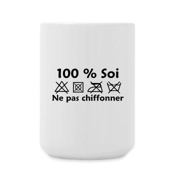 Do not crumple - Large Mug 440 ml - white - Front