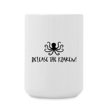 Release the Kraken - Große Tasse 440 ml - Weiß - Vorne