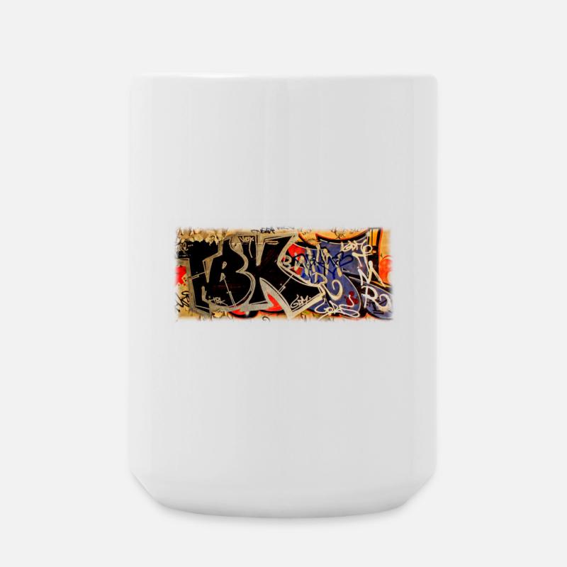 Graffiti - Große Tasse 440 ml - Weiß