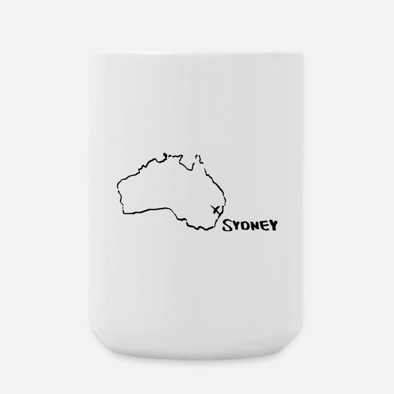 sydney - Large Mug 440 ml - white