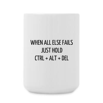 Zitat / Geek / Gaming / Videospiele / Nerd - Große Tasse 440 ml - Weiß - Vorne
