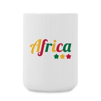 Africa / Africain / Afrique / Africain - Grande tasse 440 ml - blanc - Devant