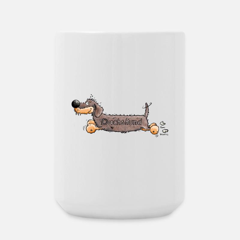 Mignon Dachshund - Grande tasse 440 ml - blanc