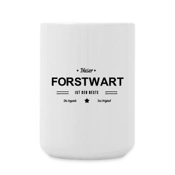 Bester Forstwart - Große Tasse 440 ml - Weiß - Vorne