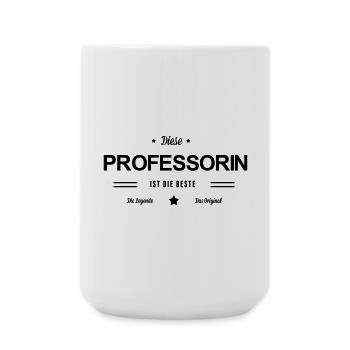 Beste Professorin - Große Tasse 440 ml - Weiß - Vorne