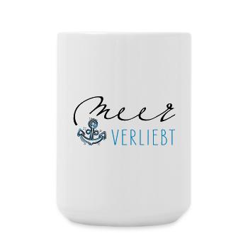 Meer verliebt - Große Tasse 440 ml - Weiß - Vorne