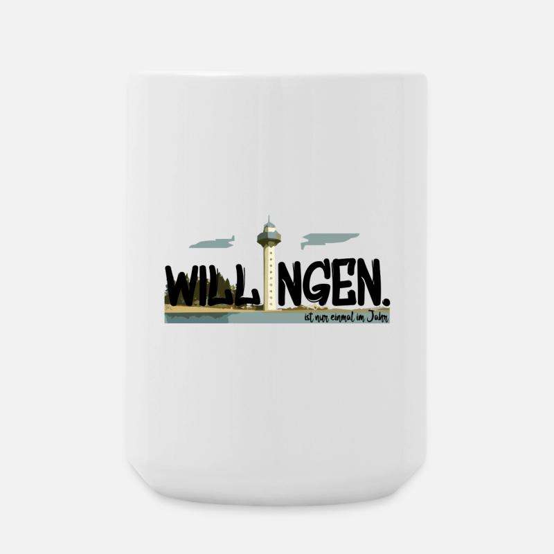Willingen is only once a year - Large Mug 440 ml - white