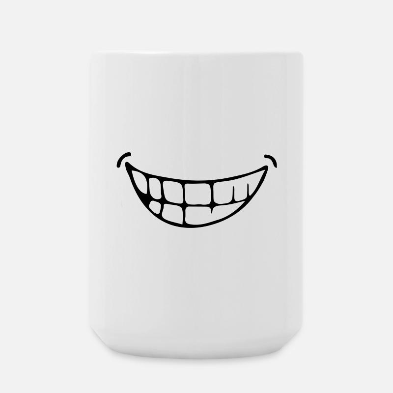 sourire - Grande tasse 440 ml - blanc