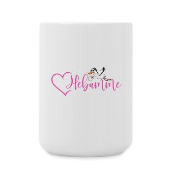 Hebamme  - Große Tasse 440 ml - Weiß - Vorne