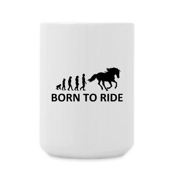 Born to Ride Horse - Large Mug 440 ml - white - Front
