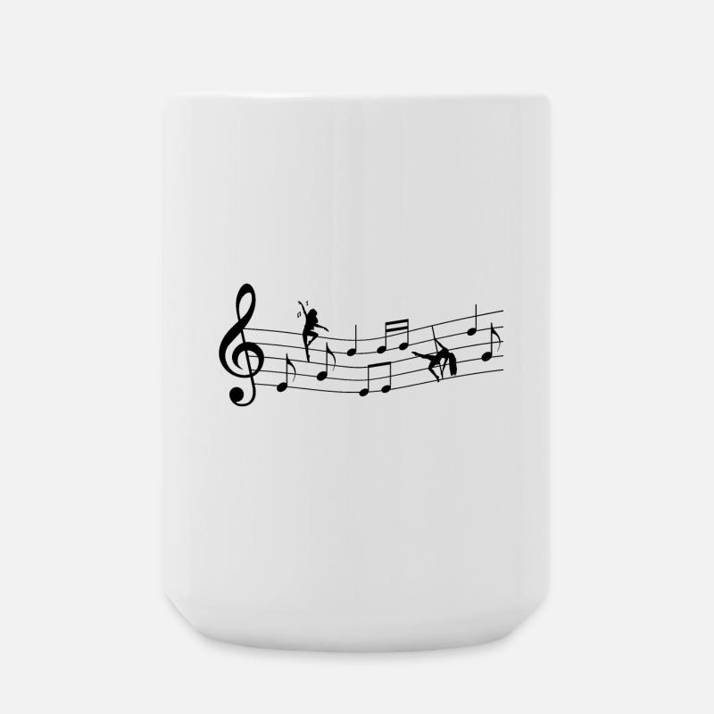 Dance - Large Mug 440 ml - white