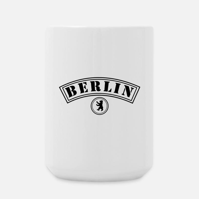 Berlin mit Bär - Große Tasse 440 ml - Weiß