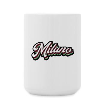 Milano Neon Lettering - Large Mug 440 ml - white - Front