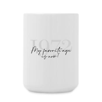 Vintage Jahreszahl 1972 Script - Große Tasse 440 ml - Weiß - Vorne