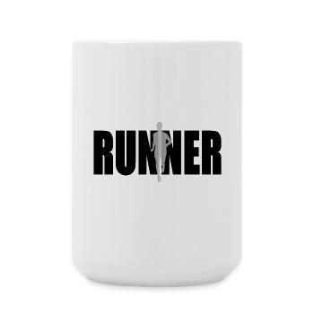 Runner - Large Mug 440 ml - white - Front