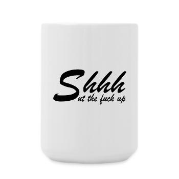 La ferme! - Grande tasse 440 ml - blanc - Devant