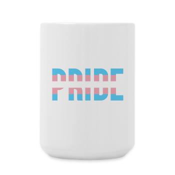 Pride Month LGBT - Trans Pride - Große Tasse 440 ml - Weiß - Vorne