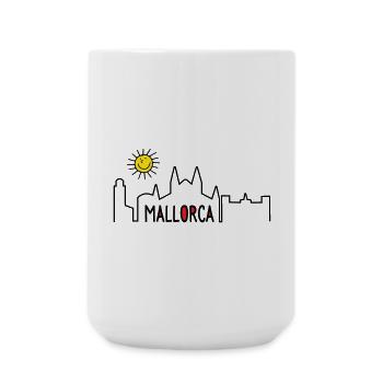 Mallorca in summer - Large Mug 440 ml - white - Front