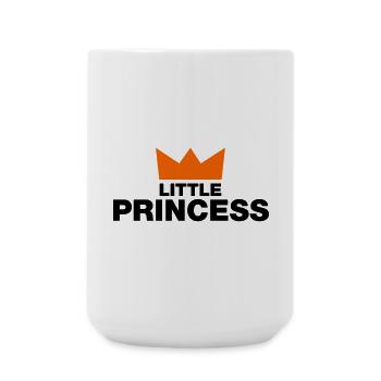 Little Princess mit Krone - Große Tasse 440 ml - Weiß - Vorne