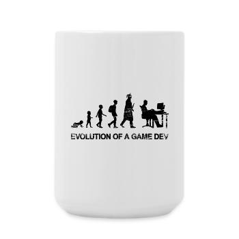 Entwicklung eines Spieleentwicklers - Große Tasse 440 ml - Weiß - Vorne