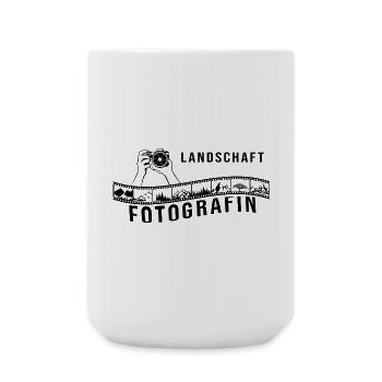 Landschaftsfotografin - Große Tasse 440 ml - Weiß - Vorne