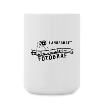 Landschaftsfotograf - Große Tasse 440 ml - Weiß - Vorne