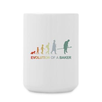Vintage Baker Evolution - Large Mug 440 ml - white - Front