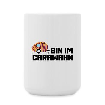 Caravane Caravane Zebra Motif Fan Madness Camper - Grande tasse 440 ml - blanc - Devant