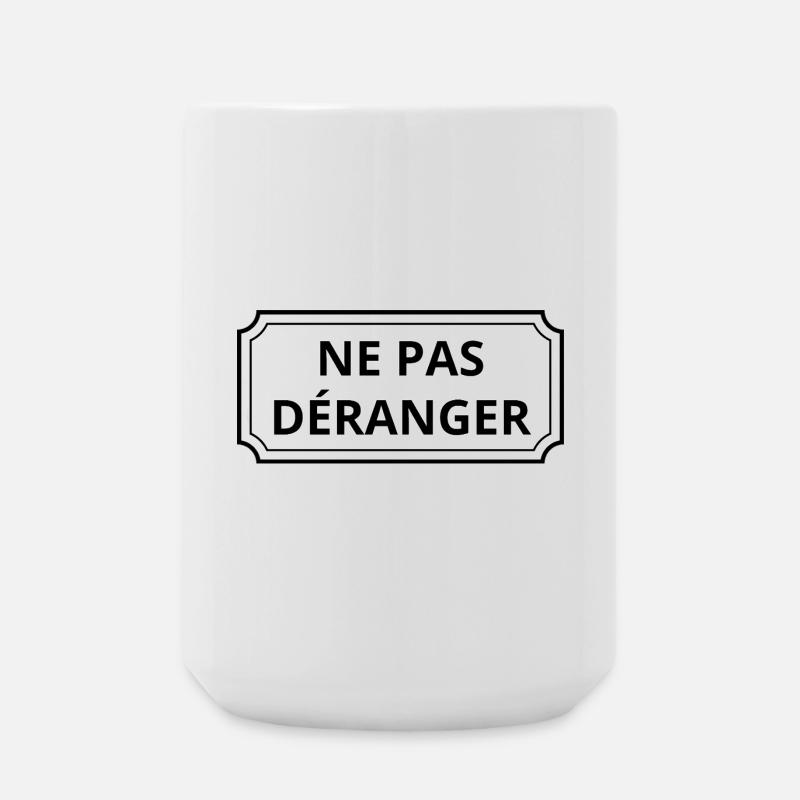 Ne pas déranger - Grande tasse 440 ml - blanc