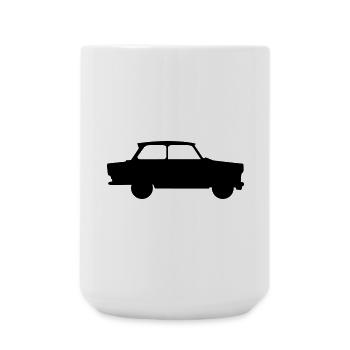 trabbi trabi pappe - Große Tasse 440 ml - Weiß - Vorne