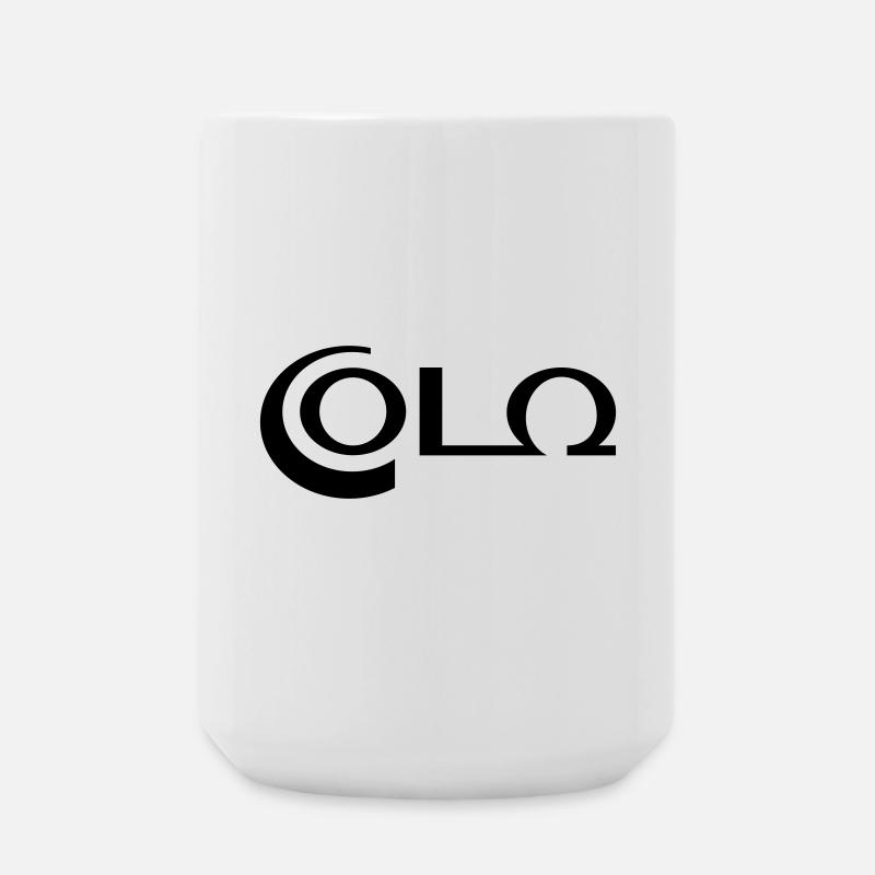 Cola - vector graphic - Large Mug 440 ml - white