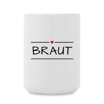 Bride hen party - Large Mug 440 ml - white - Front