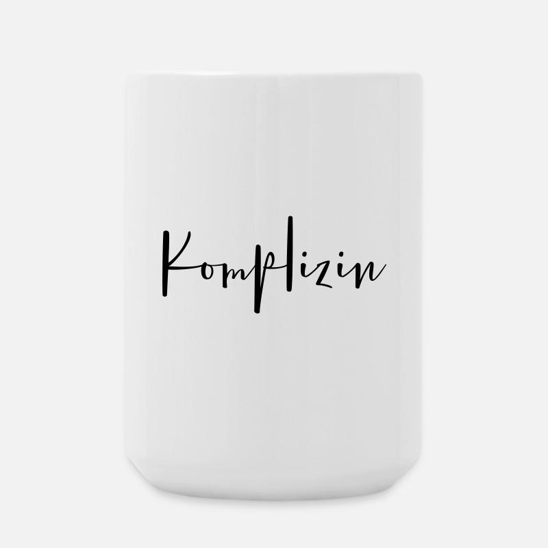 Komplizin Partnerin Freundin Ehefrau - Große Tasse 440 ml - Weiß