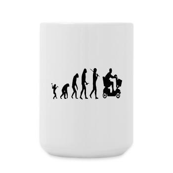 Scooter de mobilité évolution des personnes handicapées # - Grande tasse 440 ml - blanc - Devant